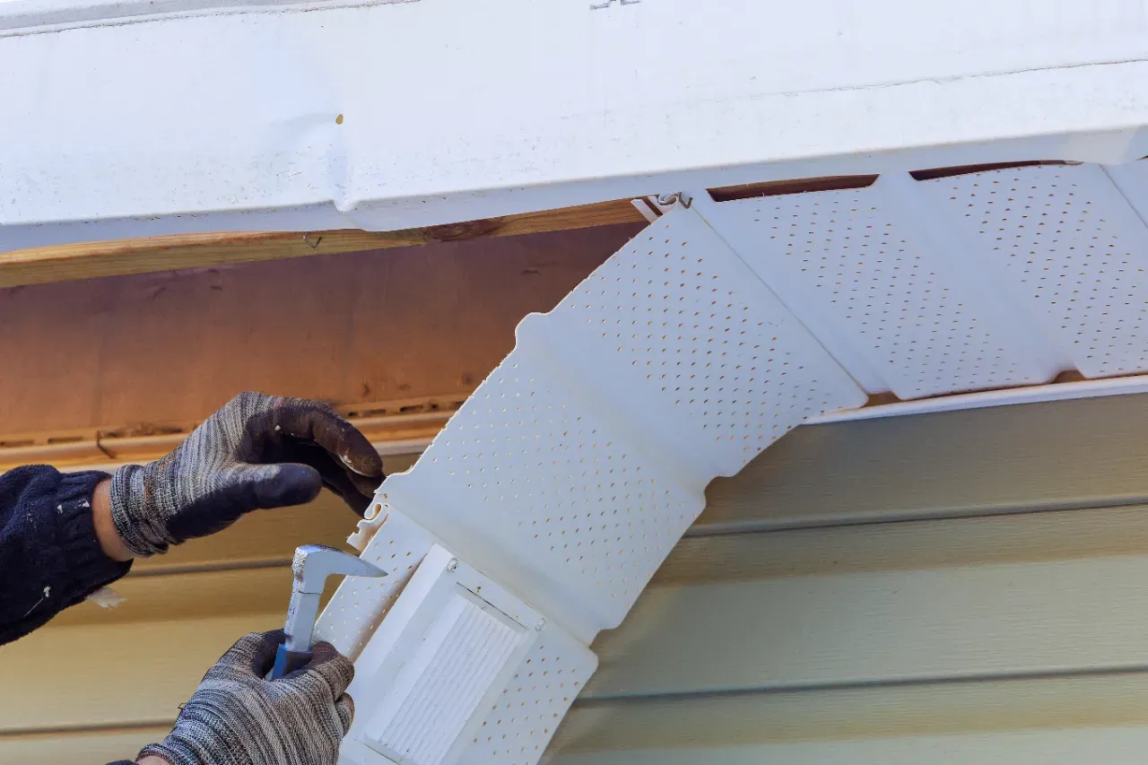 Gutter installation services in Connecticut by Freedom General Contractor